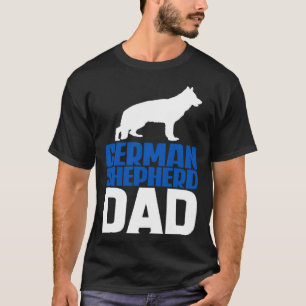 Camiseta Pastor Alemán Papá Azul
