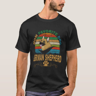 Camiseta Pastor Alemán perro favorito de 20 mamás