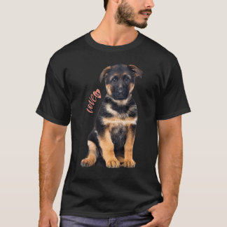 Camiseta Pastor Alemán Perro Mamá Papá Amor Mascota Cachorr