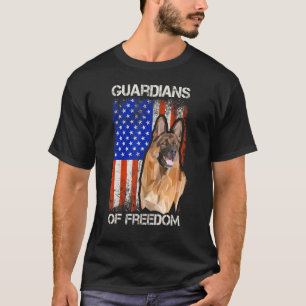 Camiseta Pastor Alemán Policía Estadounidense De La Liberta