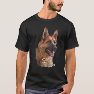 Camiseta Pastor Alemán Sharp Perro - Amor De Perro De Hombr
