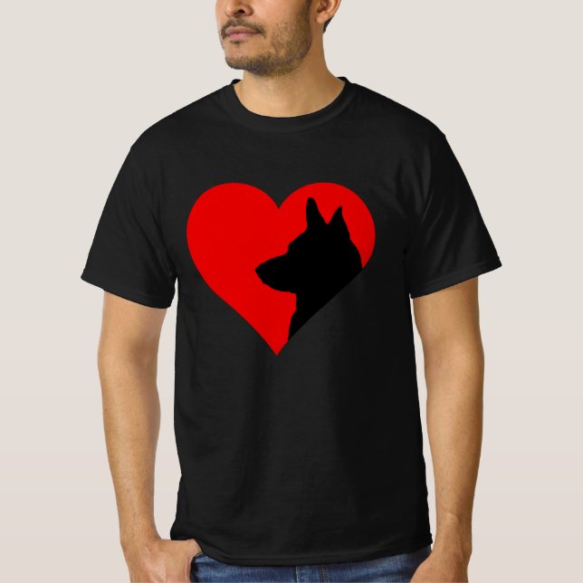 Camiseta Pastor alemán T-Shirt (Anverso)