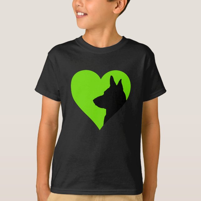 Camiseta Pastor alemán T-Shirt (Anverso)