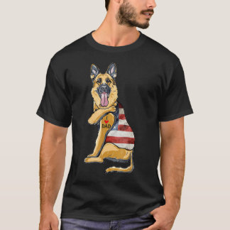 Camiseta Pastor Alemán Tattoo Perro que amo a los padres de