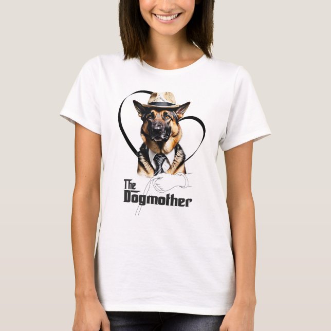 Camiseta Pastor Alemão - The Dogmother (Anverso)