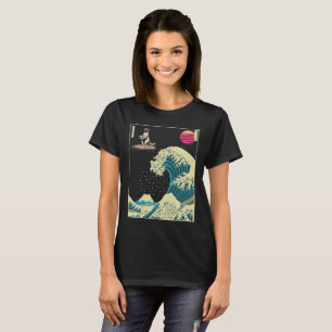 Camiseta Pastor Anatoliano en una ola de Kanagawa