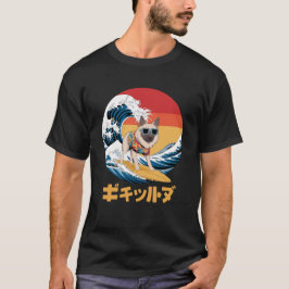 Camiseta Pastor Anatoliano Japonés Kanagawa Wave Dog