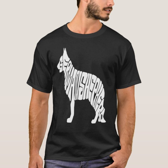 Camiseta Pastor Animal Alemán (Anverso)