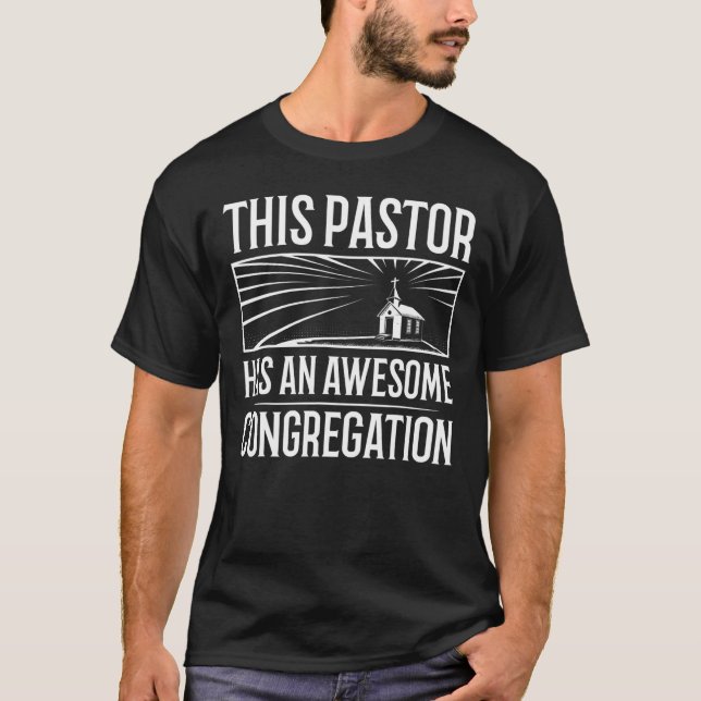 Camiseta Pastor Apreciación Hombres Iglesia Cristiana Sacer (Anverso)