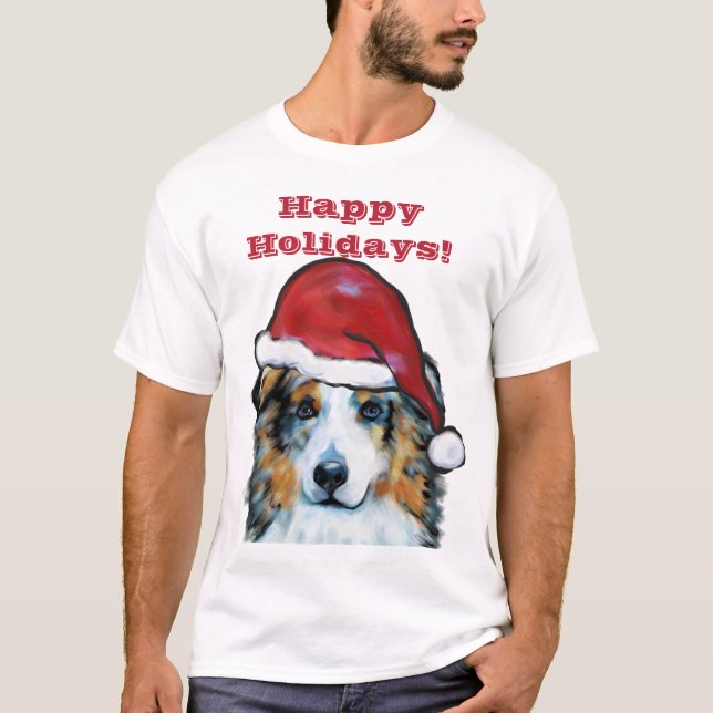 Camiseta Pastor Australiano  (Anverso)