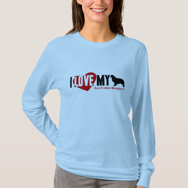 Camiseta Pastor australiano (Anverso)
