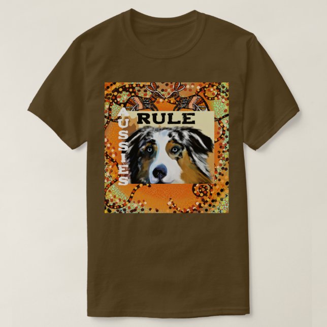 CAMISETA PASTOR AUSTRALIANO (Diseño del anverso)