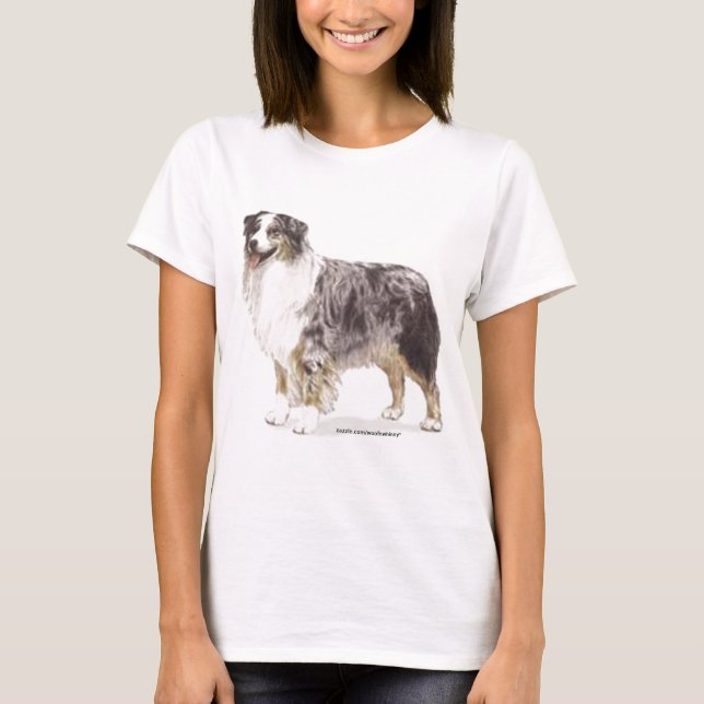 Camiseta Pastor Australiano (Anverso)