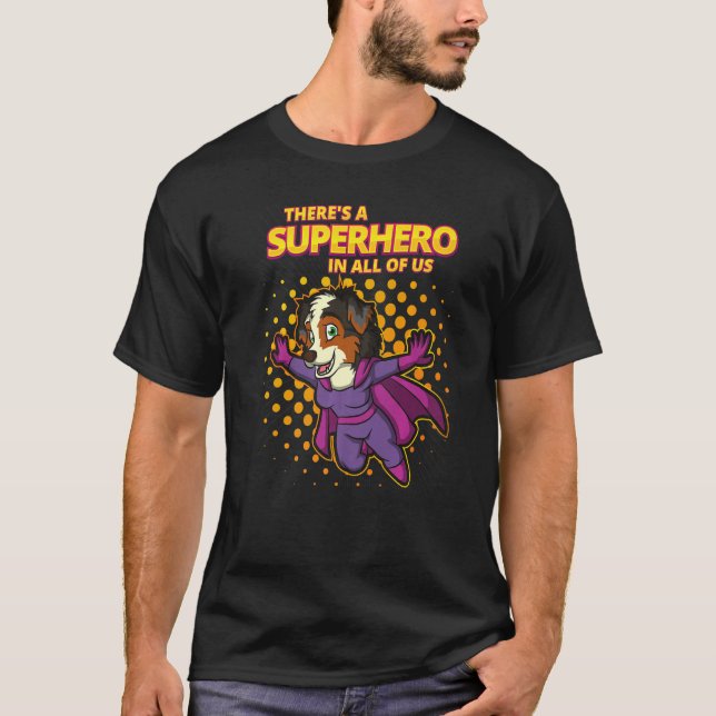 Camiseta Pastor australiano Aussi Raza de Perro 8 (Anverso)