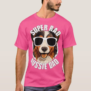Camiseta Pastor australiano Aussie Dog Dad Funny Mens Fath