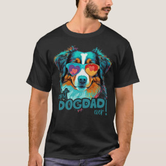 Camiseta Pastor australiano con gafas de corazón Coolest Do