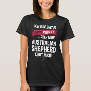 Camiseta Pastor Australiano con texto alemán