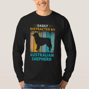 Camiseta Pastor Australiano Distrado Fácilmente por Perros