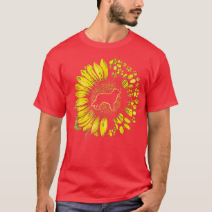 Camiseta Pastor Australiano Girasol Con Paws Perro Australi