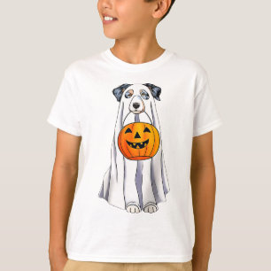 Camiseta Pastor Australiano Halloween Gracioso disfraz fant