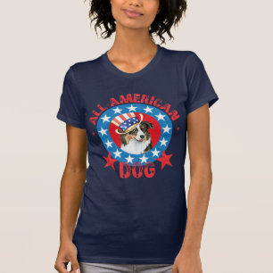 Camiseta Pastor Australiano Patriótico