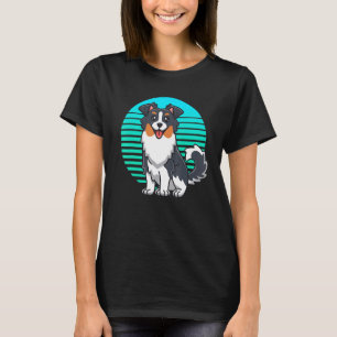 Camiseta Pastor Australiano Retro Regalos Niños Mujeres Min