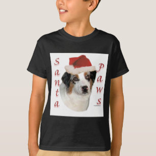 Camiseta Pastor australiano Santa Paws