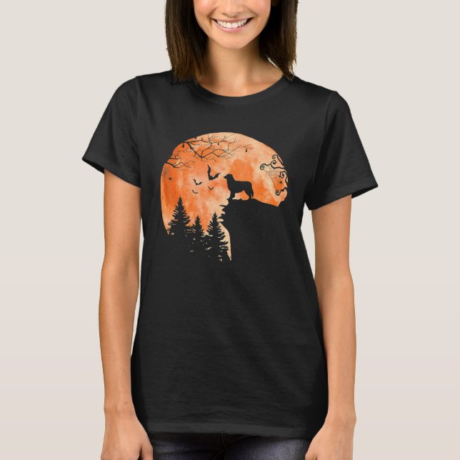 Camiseta Pastor Australiano Y Amante De La Silhouette De La (Anverso)