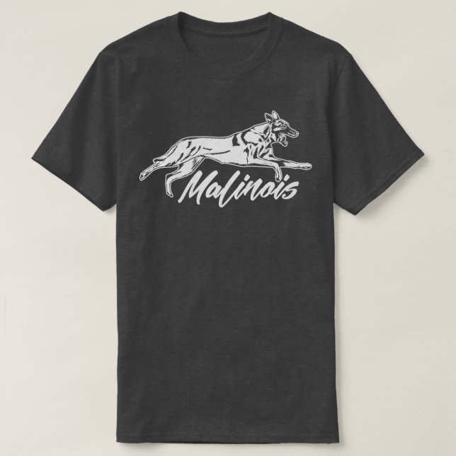 Camiseta Pastor belga de Malinois (14) (Diseño del anverso)