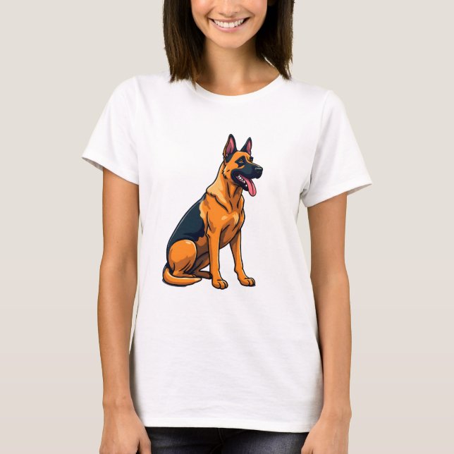 Camiseta Pastor Belga Malinois (1) (Anverso)