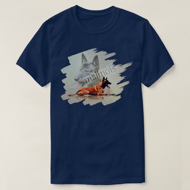 Camiseta Pastor belga Malinois (16) (Diseño del anverso)
