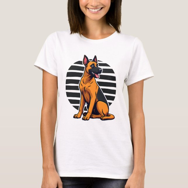 Camiseta Pastor Belga Malinois (2) (Anverso)