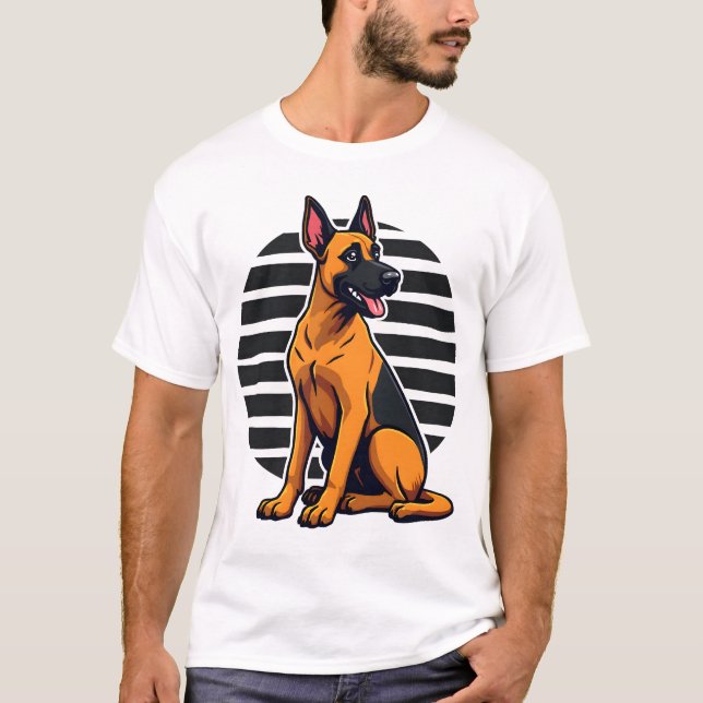 Camiseta Pastor Belga Malinois (2) (Anverso)