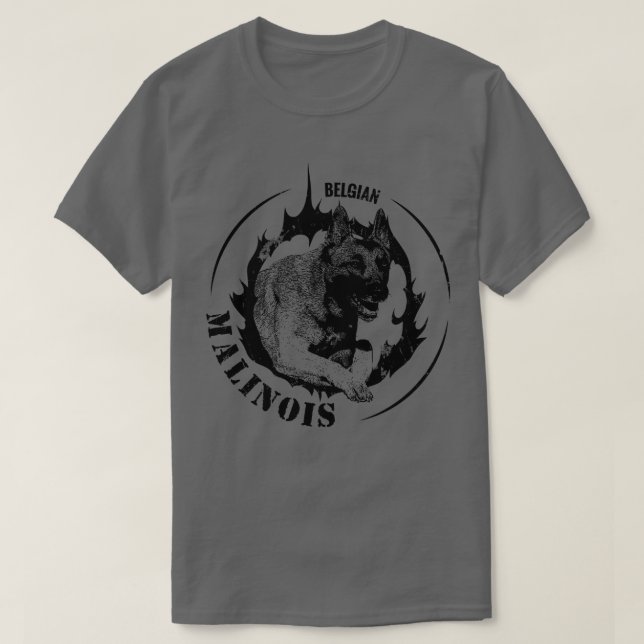 Camiseta Pastor belga Malinois (5) (Diseño del anverso)