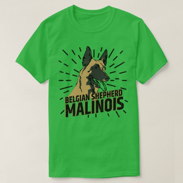 Camiseta Pastor belga Malinois (8) (Diseño del anverso)