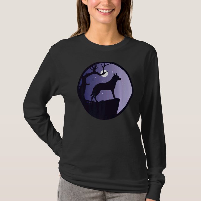 Camiseta Pastor belga Malinois Retro (Anverso)