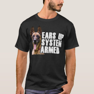 Camiseta Pastor belga, perro pastor, veo el sistema armado 