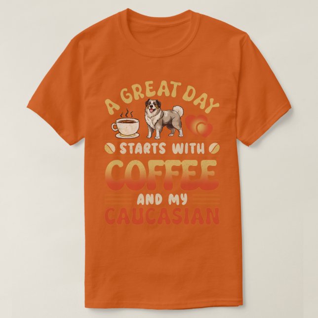 Camiseta Pastor caucásico (Diseño del anverso)