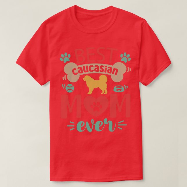 Camiseta Pastor caucásico 2 (Diseño del anverso)