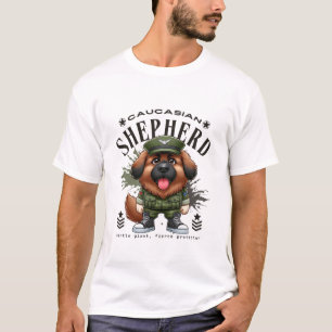 Camiseta Pastor Caucásico gigante gentil