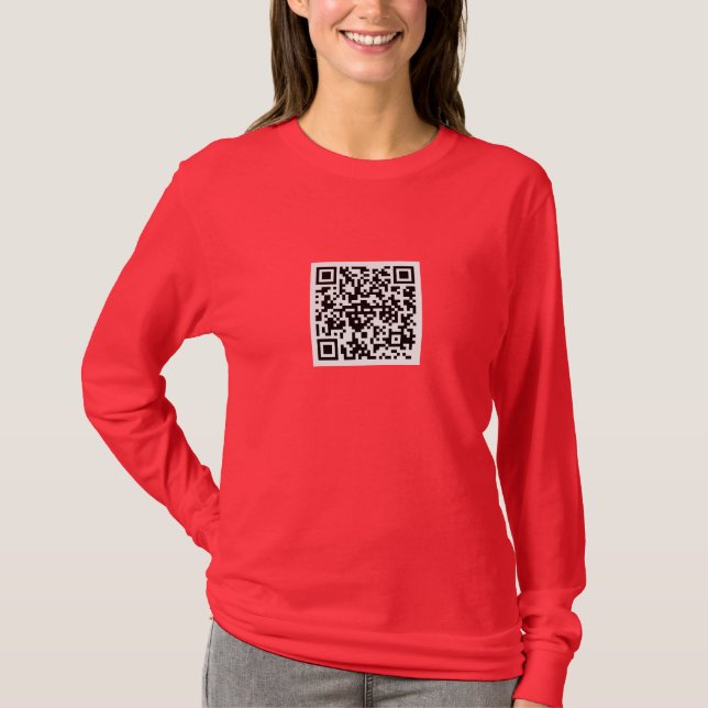 Camiseta pastor de brazo de ser de dama (Anverso)