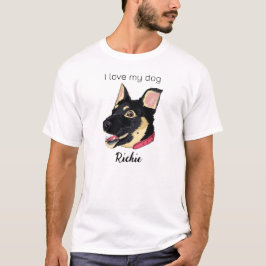 Camiseta Pastor de cachorro alemán Lover