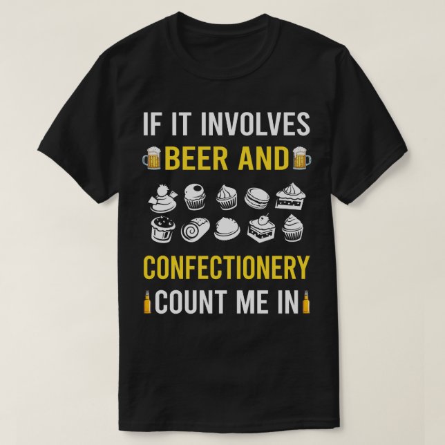Camiseta Pastor De Cerveza Y Repostería (Diseño del anverso)