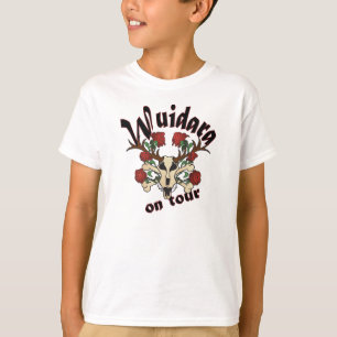 Camiseta Pastor de niño móvil: Ciervo de calavera con ros