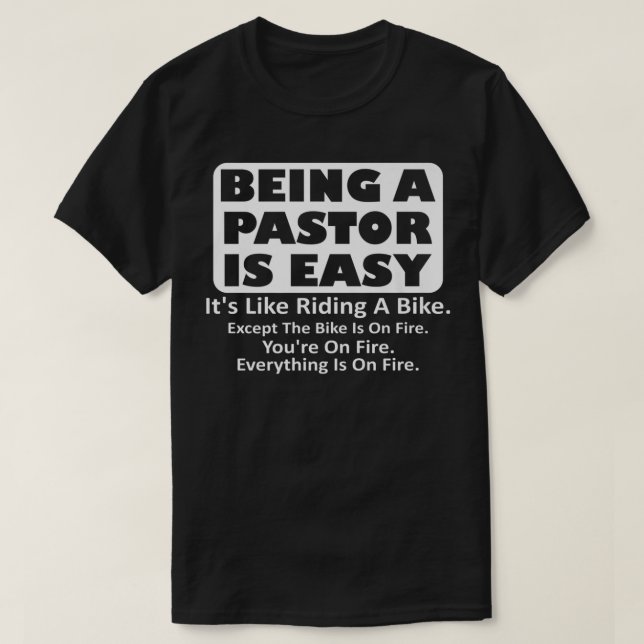 Camiseta Pastor Divertido Jesús, Pastor Apreciación Cristia (Diseño del anverso)