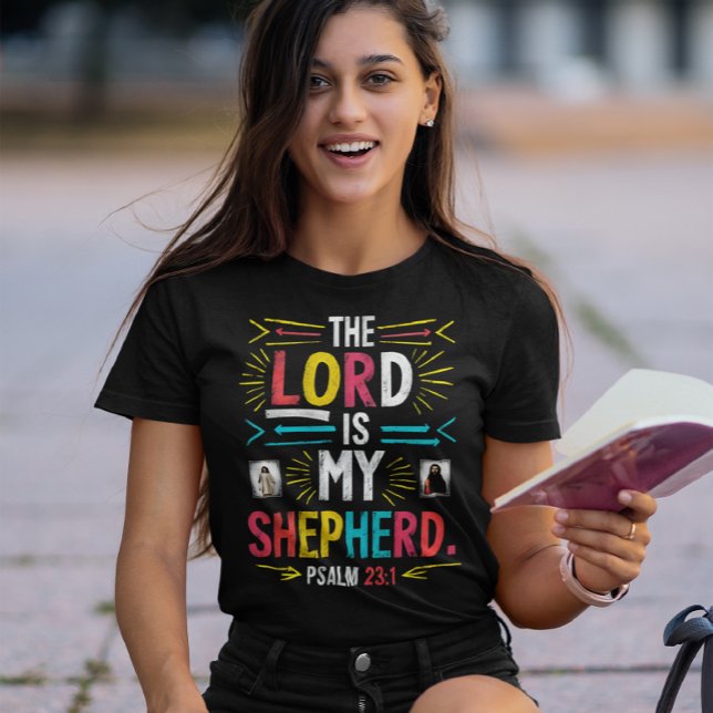 Camiseta Pastor Divino: Arte versado de la Biblia (Subido por el creador)