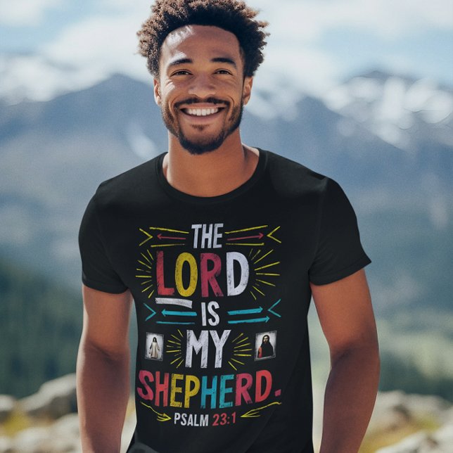Camiseta Pastor Divino: Arte versado de la Biblia (Subido por el creador)