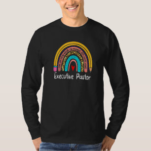 Camiseta Pastor Ejecutivo Leopardo Arcoiris De Vuelta A La 