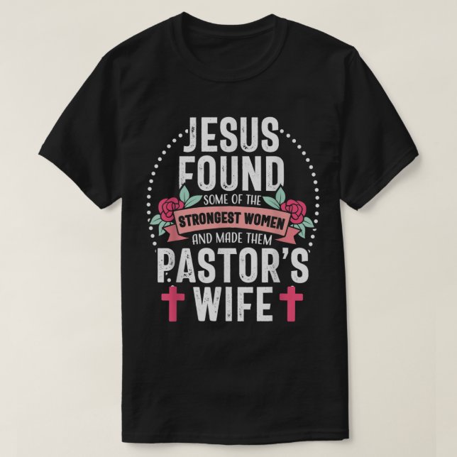 Camiseta Pastor Esposa Orgullosa Jesús Iglesia Cristiana Ap (Diseño del anverso)