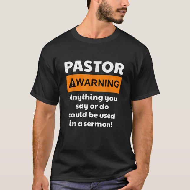 Camiseta Pastor Gracioso - Aviso Que Podría Ponerte En Un S (Anverso)